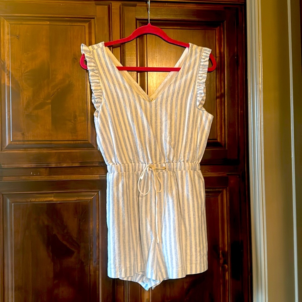 Adorable striped romper